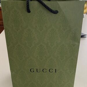 Gucci Olive Green Patterned Bag